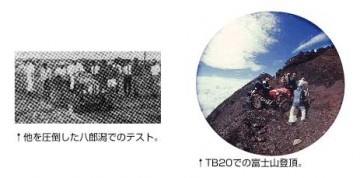 イセキTB-20の富士山登頂写真