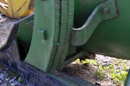 1951? John Deere Antique Plow　北海道の深耕事業に使われていたと思われるジョンディアの古いプラウ。1951年頃？