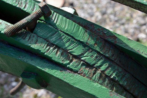 1951? John Deere Antique Plow　北海道の深耕事業に使われていたと思われるジョンディアの古いプラウ。1951年頃？