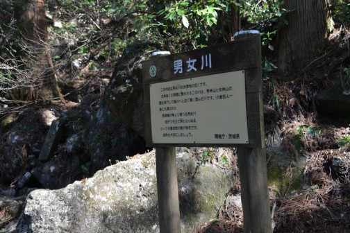 茨城県の代表的な山、筑波山のなかで最も代表的な登山道の御幸ケ原コースその1。約２ｋｍで登り約９０分、下り約７０分だそうです。