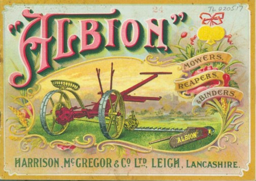 ハリソン・マクレガー社の商標アルビオン　なかなか素敵なポスター！