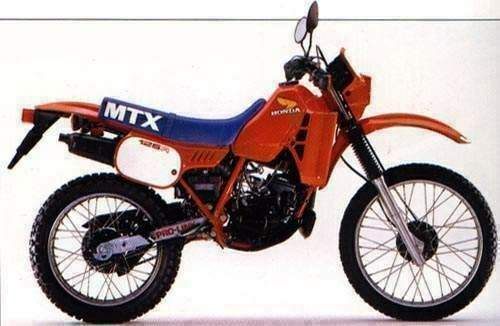 1983年に「X」が付いたMTX125R