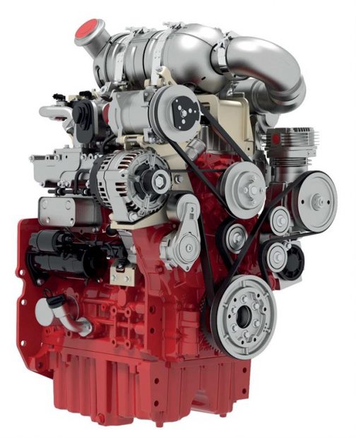 これがそのDEUTZ TCD3.6 L4エンジン。 DEUTZのスペックシートでは、4気筒 3600cc 100馬力/2300rpmとなっています。