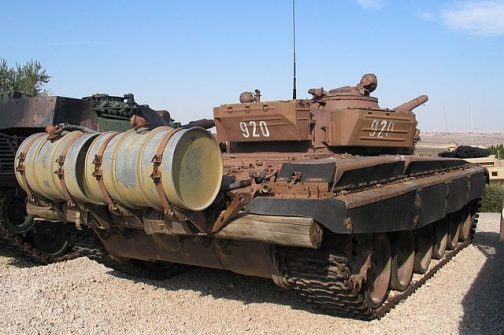 T-72の増槽（Wikipediaより）