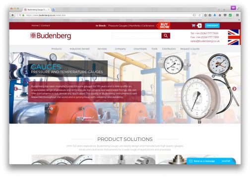 Budenberg Gauge Companyは現在でも存続している会社でした。早いうちにイギリスに本拠を移していたようです。