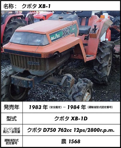 おまけ付！小型クボタトラクターXB-1・農業機械・ハウス・家庭菜園の 