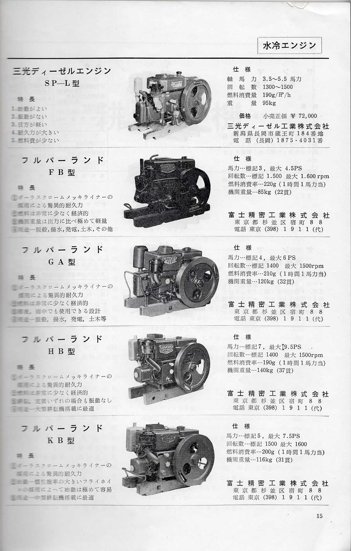 作業機を買うくらいの感覚？フルパーランドディーゼルFB型「1959年全日本優良農機具カタログ集」 – 水戸市大場町・島地区農地・水・環境保全会便り