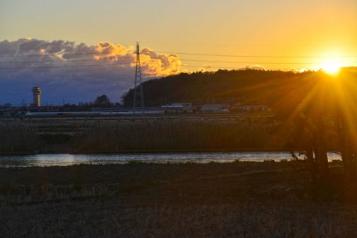 10分遅れで大場町にもお日様が差してきました。あけましておめでとうございます。今年もよろしくお願いします！！