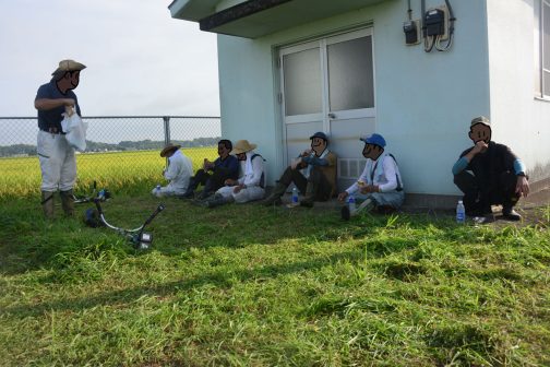 いつものようにいつもの場所で一休みして・・・（時間帯が違うので日が差していませんが）