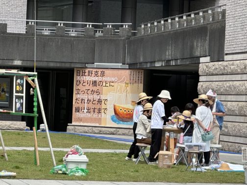 我々は室内でしたが外ではこのようにいい時間が流れていたみたいです。