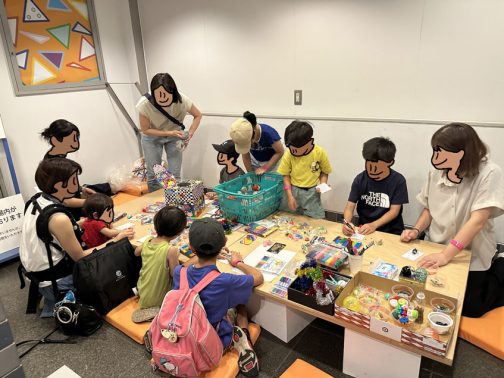 あっという間に親子連れでいっぱいに！