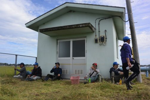 お茶の時間。