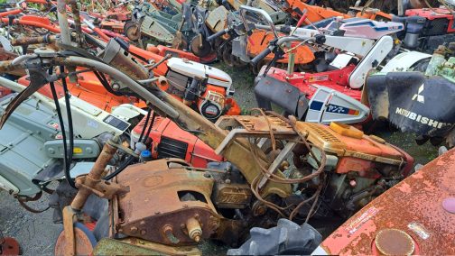 悲しいドナドナ姿。大勢の中に埋もれて宣材写真のばりっとした姿とはえらい違いです。