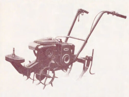 ほかの会社ではあまり見られないクラスの農機で、当時の広告を見ているとこのSY-10が結構出てくるので売りたかったもしくは売れていたのでしょうね。